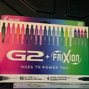 Pilot Pen Set - 20 CT - G2 & Frixion - 2 available - NEW